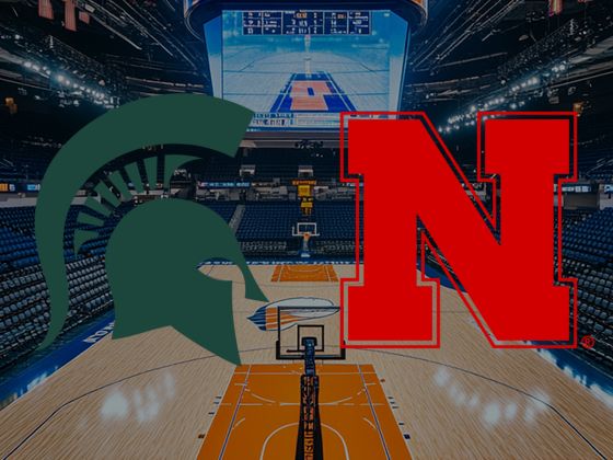 Michigan State Spartans at Nebraska Cornhuskers Basketball